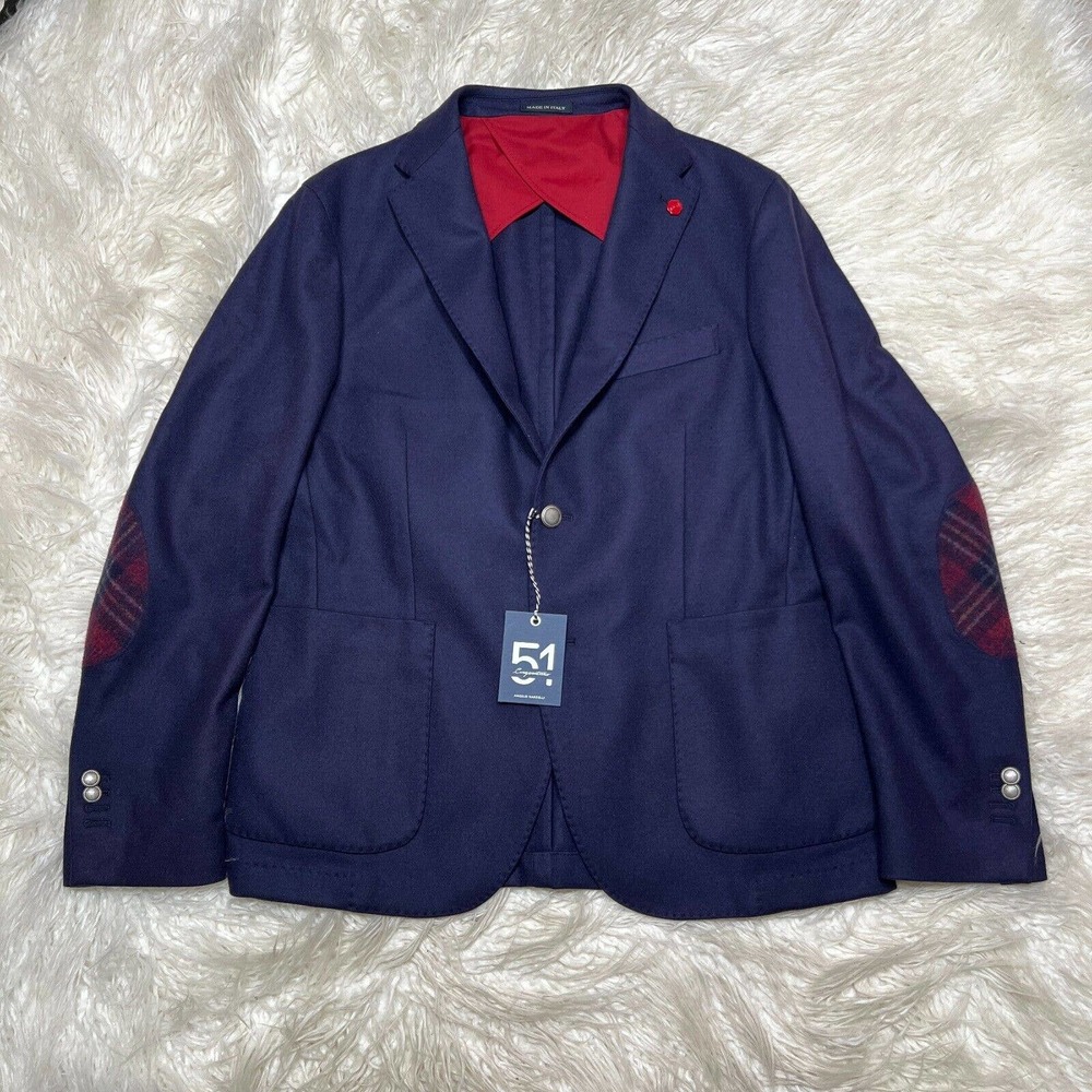 51 CINQUANTUNO ANGELO NARDELLI WOOL BLAZER / SPORTS JACKET SIZE 52